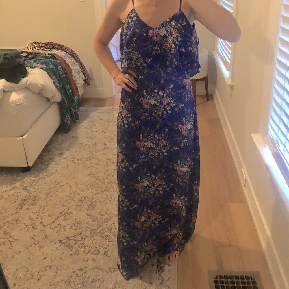 Low back maxi dress
